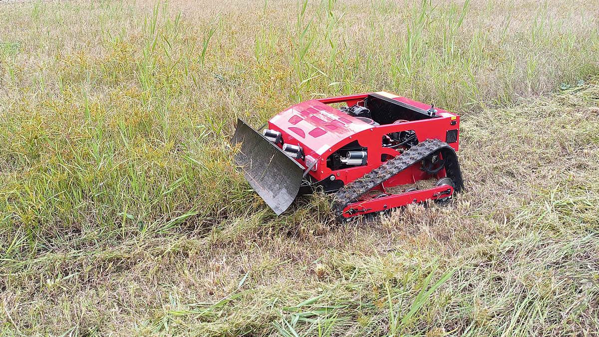 newly developed remote operated slope mower (VTC800-160) released