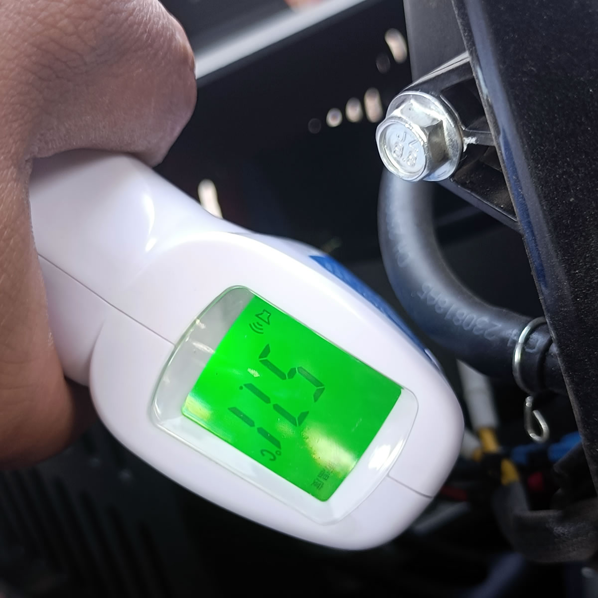 Testing of the new lawn mower walking system