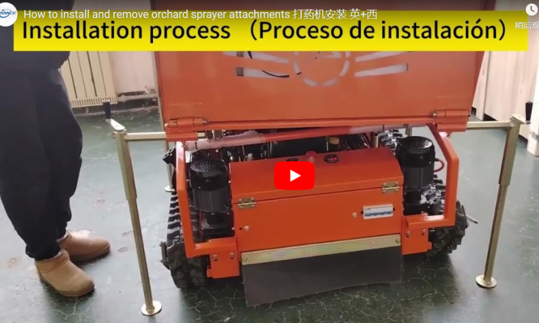 Remote control orchard mower operation guide JTM800 – Joyance