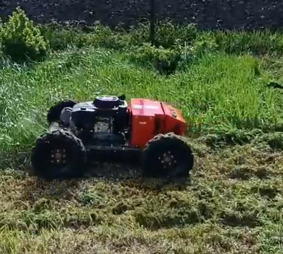 Satisfied Customer’s Feedback Of Remote Control Wheeled Lawn Mower JT550S