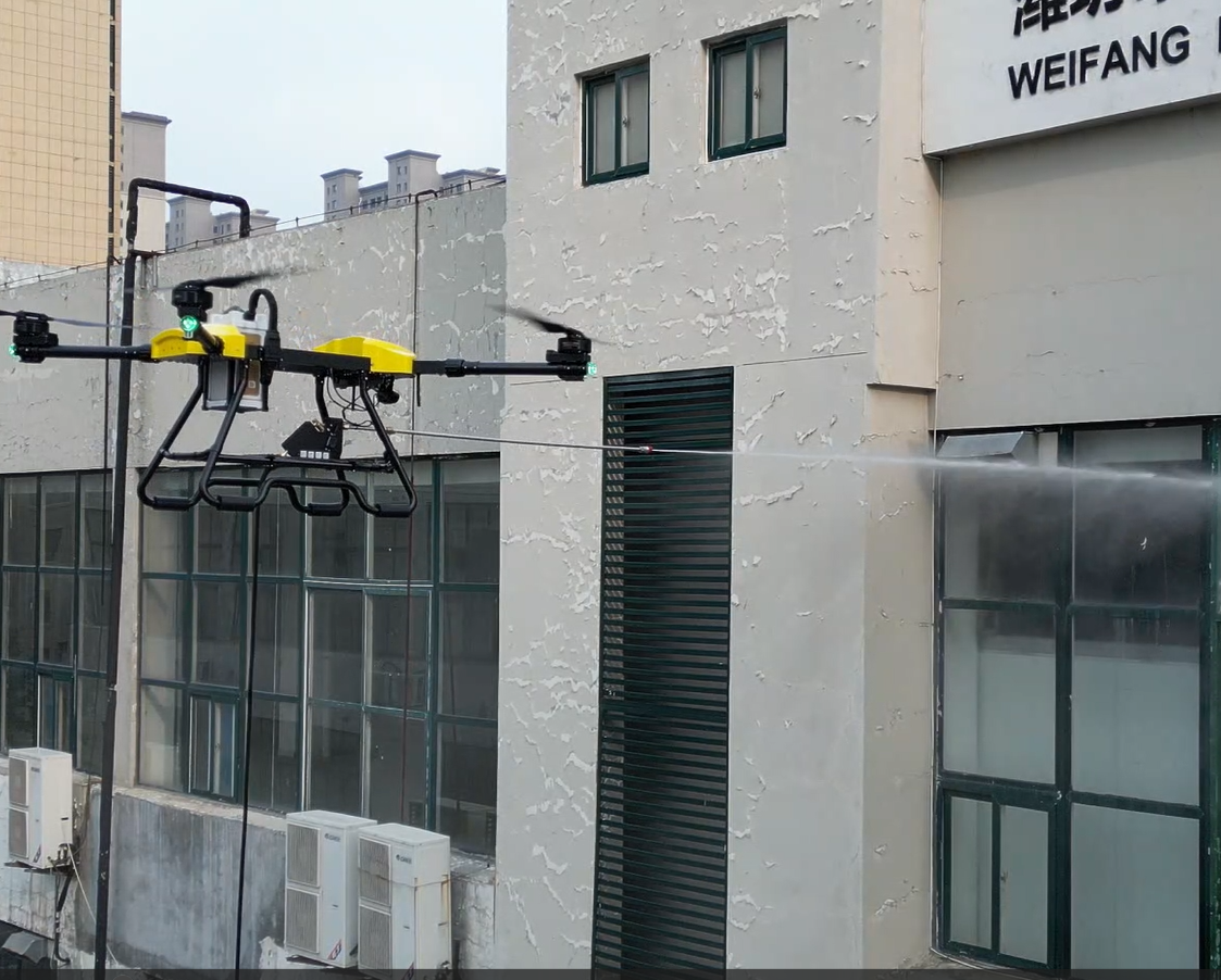 High Smart Building/Facade/Window Cleaning Drone Remote Control Solar Panel Washing Drone (JTC20) - Image 2