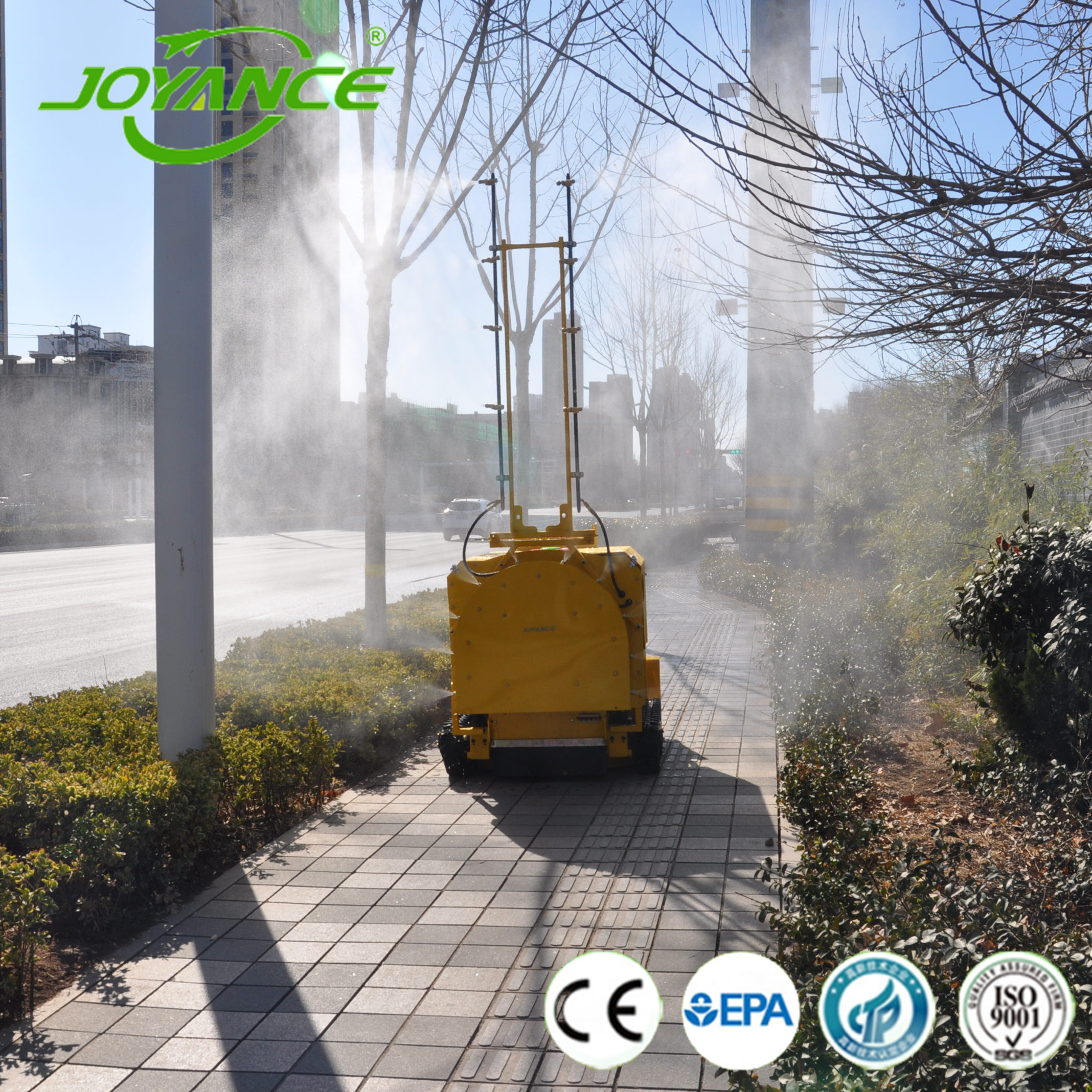 Hydraulic folding arm farm pressure sprayer