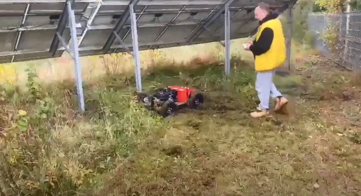 remote control lawn mower