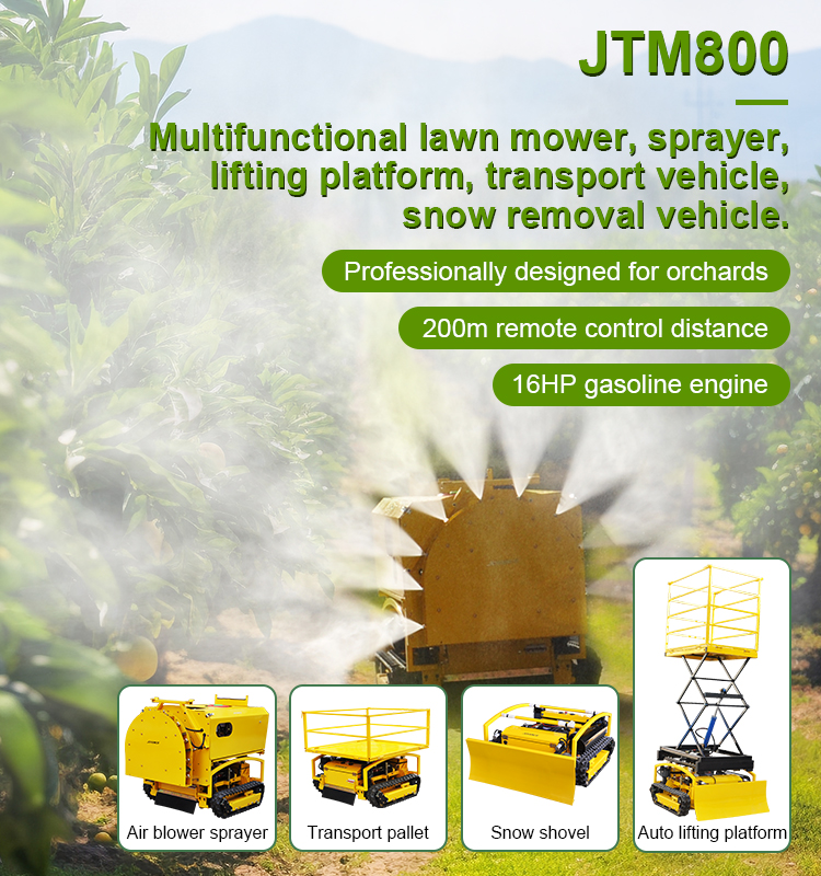 Transform Your Orchard Operations with the high quality 5-in-1 Multifunctional Remote Control Robotic Agriculture Sprayer and Weeder!