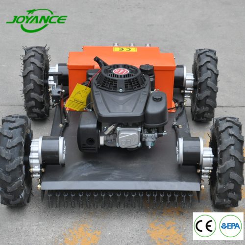 gasoline crawler remote control lawn mower