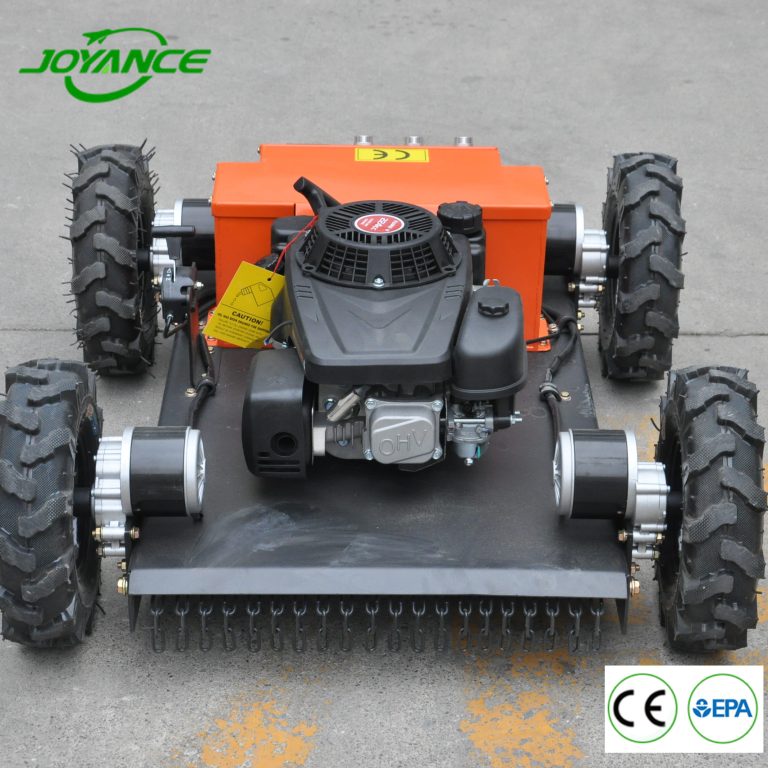 Best quality gasoline crawler remote control lawn mower for sale