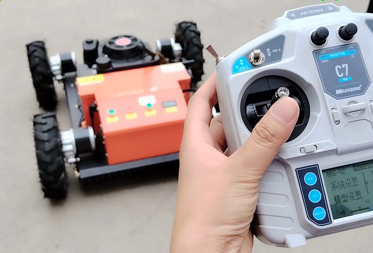 How to operate robot lawn mower JT550S