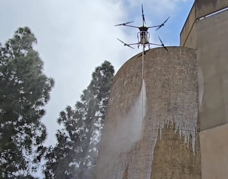 High-Pressure Cleaning Washing Drone