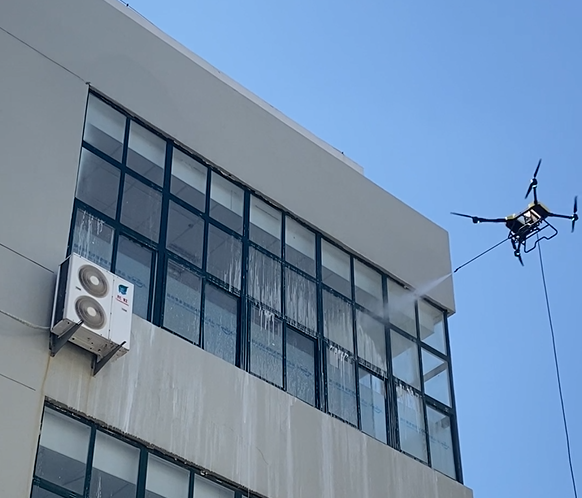 robot cleaning drone