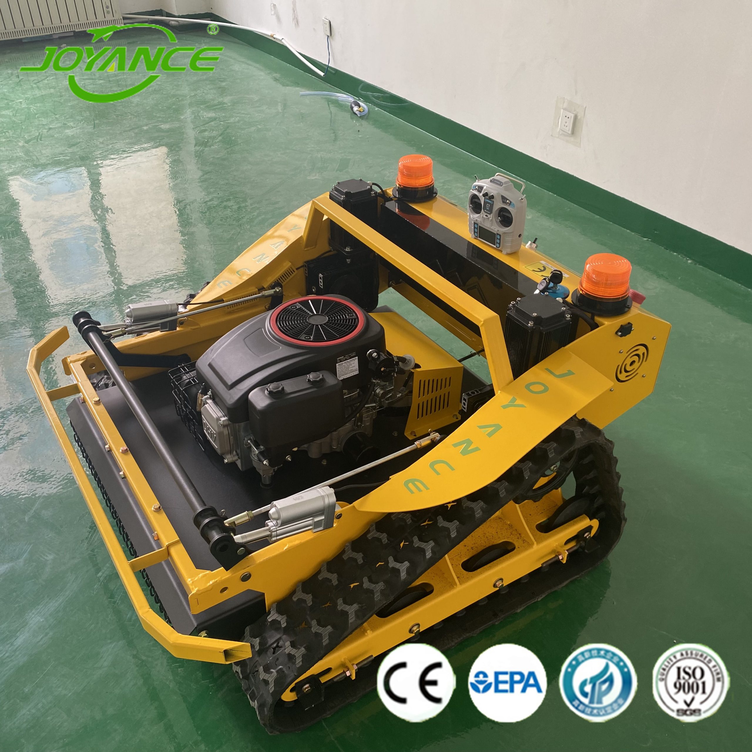 Joyance JT800 remote operated crawler lawn mower robot made in China manufacturer factory