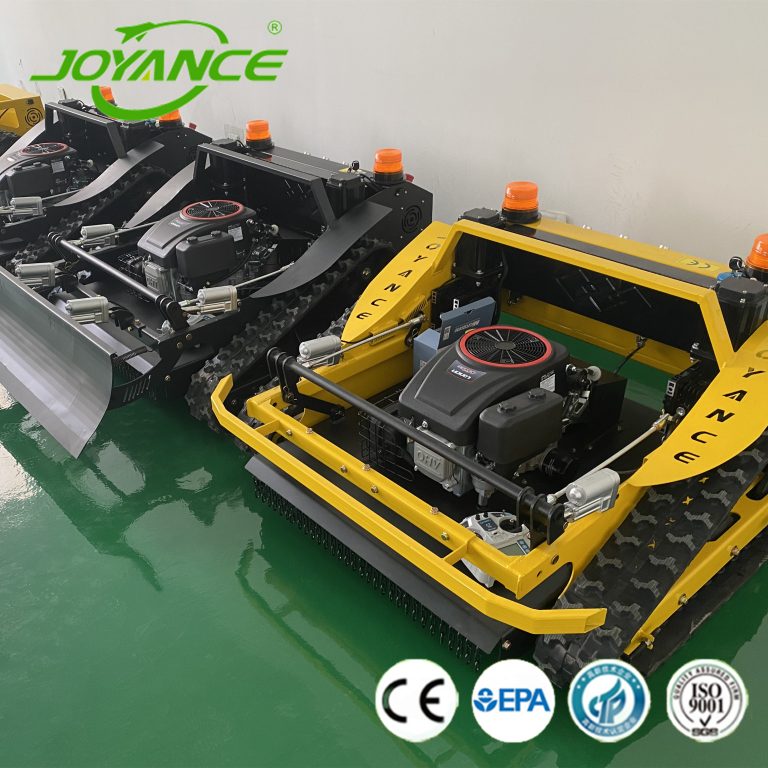China made remote operated rubber track slasher mower for sale
